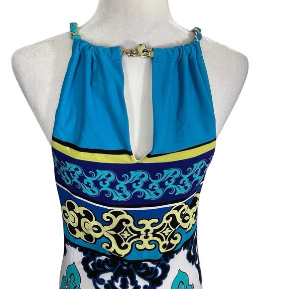 Cache Printed Sleeveless Maxi Dress - Picture 6 of 9